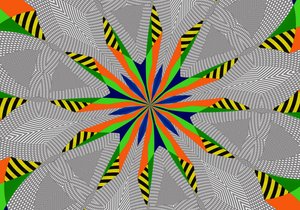 Clover, 2019, (blandet medier) af Alex Caminker