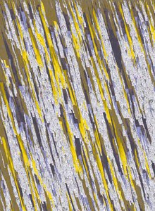 Regn, 2019, (blandet medier) af Alex Caminker