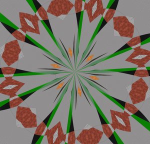 Uden titel, 2019, (blandet medier) af Alex Caminker