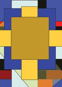 Uden titel, 2019, (blandet medier) af Alex Caminker
