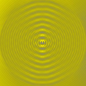 Vibrationer, 2019, (blandet medier) af Alex Caminker
