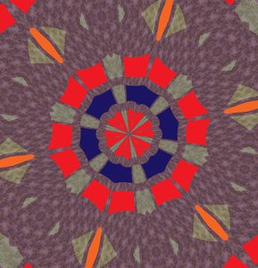 Wheel, 2019, (blandet medier) af Alex Caminker
