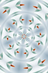arabesk #15,2019,(blandet medier) af Alex Caminker