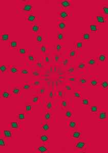 arabesk #16,2019,(blandet medier) af Alex Caminker