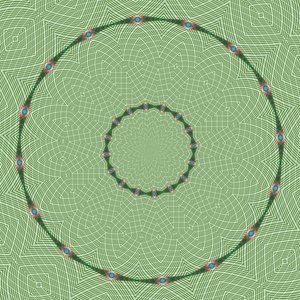 arabesk #3,2019,(blandet medier) af Alex Caminker