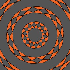 arabesk #32,2019,(blandet medier) af Alex Caminker