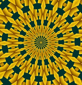 Arabesque II, 2019, (gradient) af Alex Caminker