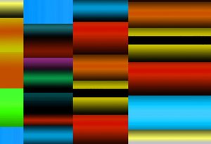 backgammon, 2017, (gradient) af Alex Caminker