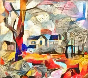 bygninger i parkens dybder,2017,(blandede medier)
