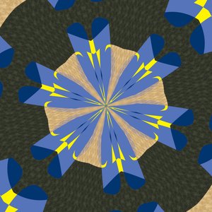 sommerfugle, 2019, (blandet medier) af Alex Caminker