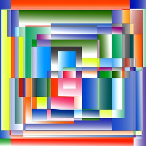 bybillede, 2019, (gradient) af Alex Caminker