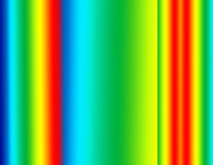 farvefelt #11,2019,(gradient) af Alex Caminker