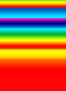 farvefelt #9,2019,(gradient) af Alex Caminker