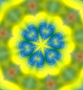 blomster;62,2019,()gradient) af Alex Caminker