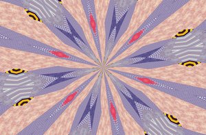 blomster;67,2019,(blandet medier) af Alex Caminker