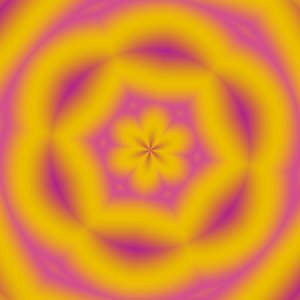 blomster #1,2019,(gradient) af Alex Caminker