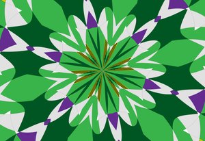 blomster #25,2019,(mixed media) af Alex Caminker