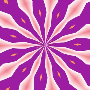 blomster #4,2019,(gradient) af Alex Caminker