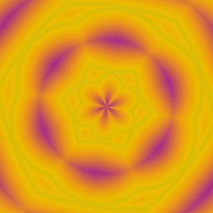 blomster #6,2019,(gradient) af Alex Caminker