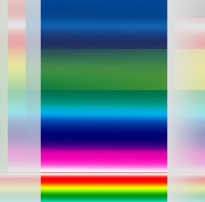 ramme, 2019, (gradient) af Alex Caminker