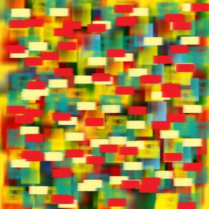 horisontal puantilisme brun, 2019, (fotografi) af Alex Caminker