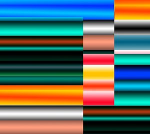 lag af planeten, 2017, (gradient) af Alex Caminker