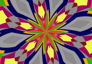 ornamenter #106,(mixed media) af Alex Caminker