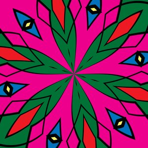ornamenter #120,(mixed media) af Alex Caminker