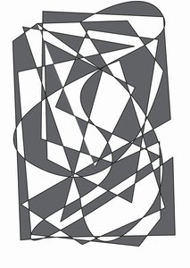 puslespil, 2017, (blandet medier) af Alex Caminker