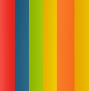 regnbuefelt, 2019, (gradient) af Alex Caminker