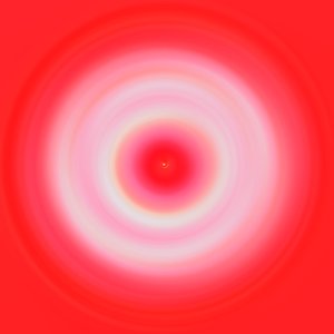 red dot, 2019, (blandet medier) af Alex Caminker