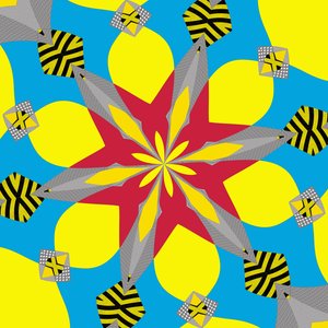 symmetri #11,2019,(blandet medier) af Alex Caminker