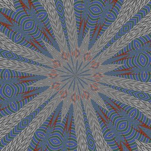 symmetri #25,2019,(blandet medier) af Alex Caminker