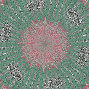 Symmetri #31.2019, (blandede medier) af Alex Caminker