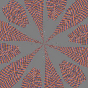 symmetri #37,2019,(blandet medier) af Alex Caminker