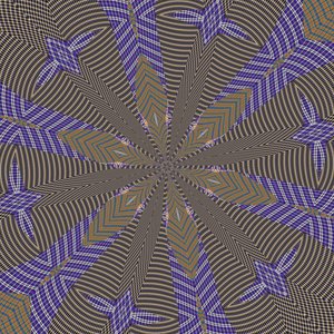 symmetri #38,2019,(blandet medier) af Alex Caminker