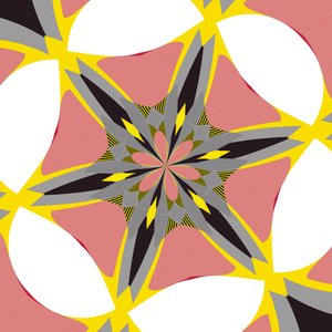 symmetri #39,2019,(blandet medier) af Alex Caminker