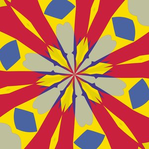 symmetri #45,2019,(blandet medier) af Alex Caminker