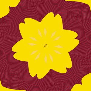 symmetri #50,2019,(blandet medier) af Alex Caminker