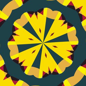 symmetri #53,2019,(blandet medier) af Alex Caminker