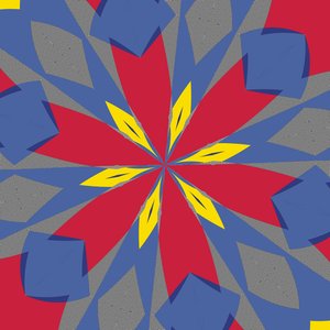 symmetri #54,2019,(blandet medier) af Alex Caminker