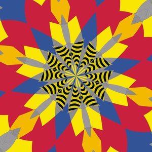 symmetri #6,2019,(blandet medier) af Alex Caminker