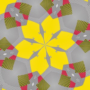 symmetri #9,2019,(blandet medier) af Alex Caminker