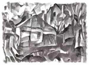 se (sort) #4,2016, af Alex Caminker