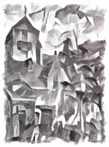 view (black) #6,2016, af Alex Caminker