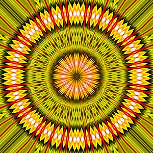 gule øjne, 2019, (digital) af Alex Caminker