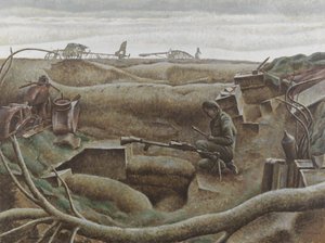 Nijmegen Salient, december 1944 (olie på lærred)