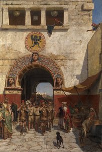 Port i Volterra, Etrurien af Alexander Alexandrovich Svedomsky