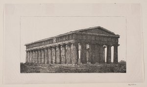 Poseidon Templet i Pestus af Alexander Blom