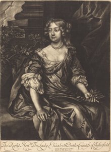 Den ærede dame Elizabeth Butler, grevinde af Chesterfield af Alexander Browne after Sir Peter Lely